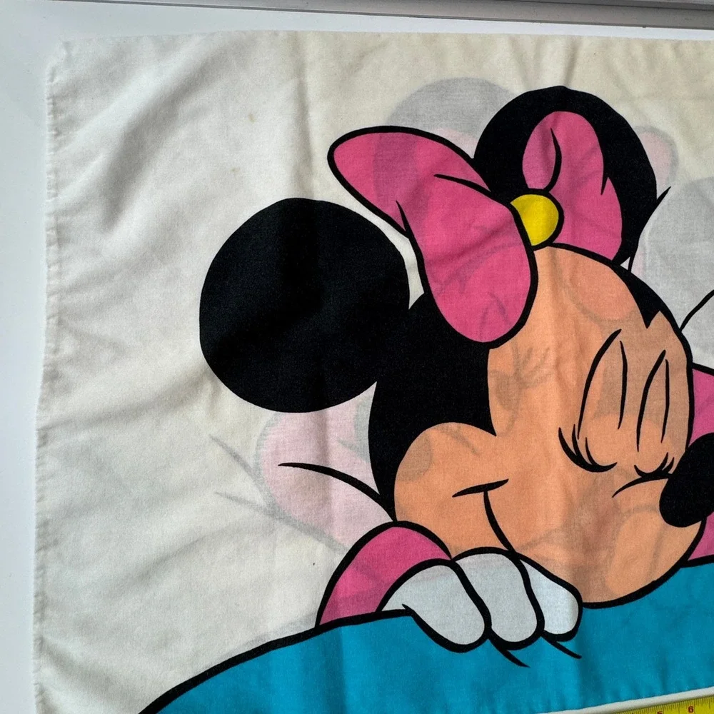 Vintage Disney Minnie Mouse Pillowcase Cartoon Character Pillow Case Single‎